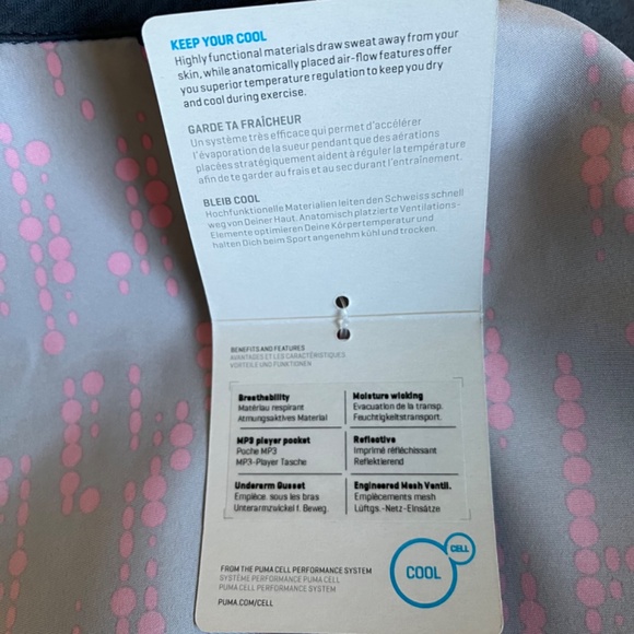 Puma Cool Cell Running Breathable Graphite Run Active‎ Sport Jacket Windbreaker - Picture 8 of 8